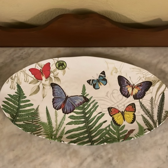🆕 Michel Design Works Melanie Butterfly 🦋 Platter-19” X 10” - Picture 3 of 8